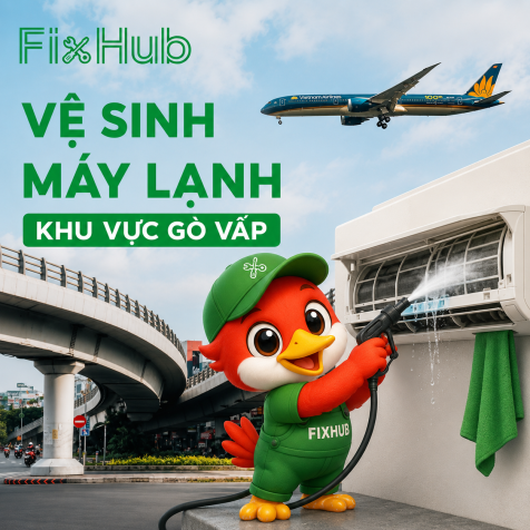 Vệ Sinh Máy Lạnh Gần Đây Gò Vấp: Đặt Lịch FixHub Có Mặt Sau 30 Phút